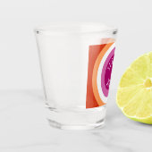 Het is geen fase. shot glas (Links)