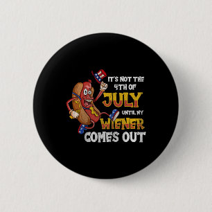 Het Is Geen Feest Tot Mijn Paling Naar Buiten Komt Ronde Button 5,7 Cm