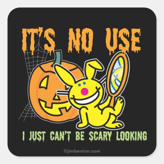 Het is geen gebruik vierkante sticker (Voorkant)