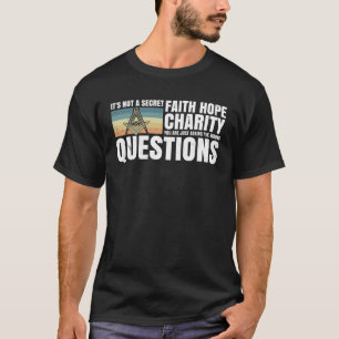 Het is geen geheim vrijmetselaarsplein en kompas t-shirt