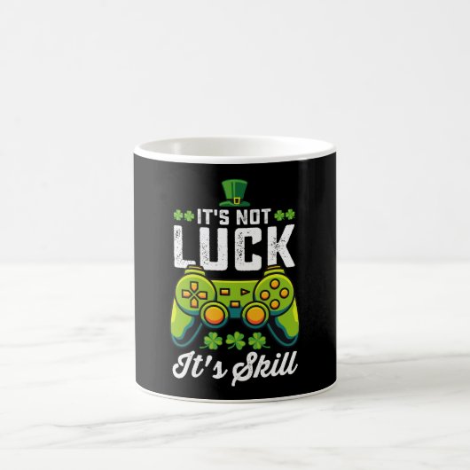 Het is geen geluk dat het Skill Gaming St Patrick' Koffiemok (Center)