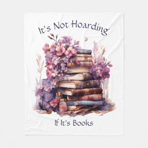 Het Is Geen Hamsteren Als Het Boeken Zijn, Boekenl Fleece Deken