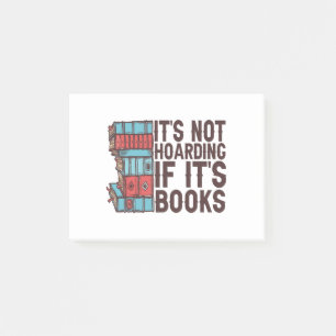 Het is geen hamsteren als het boeken zijn Funny Bo Post-it® Notes