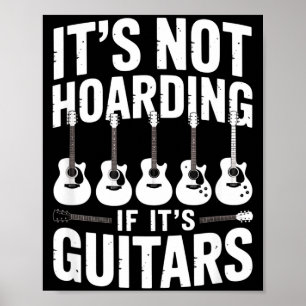 Het is geen hamsteren als het om gitaren gaat Funn Poster