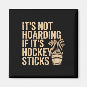 Het is geen hamsteren als het om hockeysticks gaat magneet