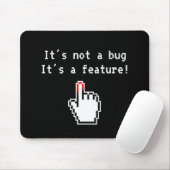 Het is geen insect, het is een grappige programmer muismat (Met muis)