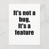 Het is geen insect maar een eigenschap briefkaart (Voorkant)