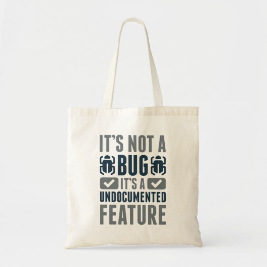 Het is geen insect. tote bag (Voorkant)
