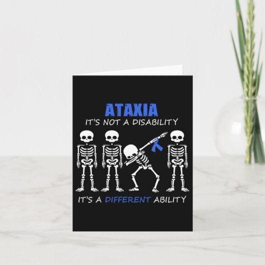 Het is geen invaliditeit Dabbing skelet  Kaart (Voorkant)