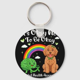 Het is geen labradoodle voor het onder de aandacht sleutelhanger