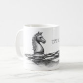 Het is geen paarse grappige schaafschaafschaafjes  koffiemok (Voorkant links)