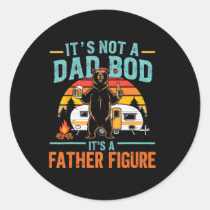 Het is geen pap, maar een vader... ronde sticker
