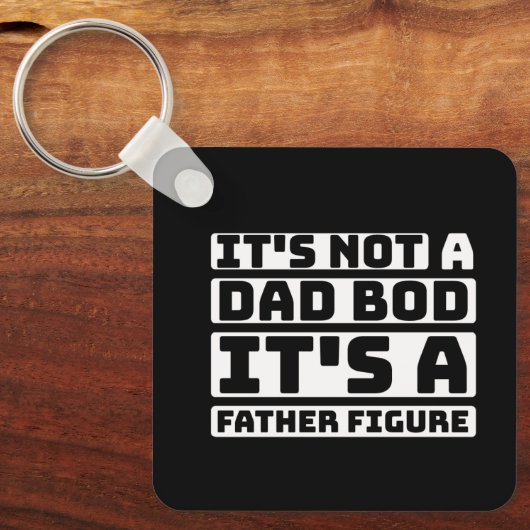 Het is geen pap, maar een vaders vaderdag. sleutelhanger (Voorkant)
