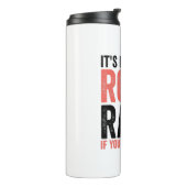 Het is geen Road Rage als je Sirenes hebt Thermosbeker (Gedraaid links)