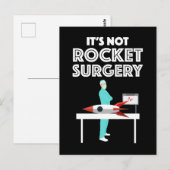Het is geen Rocket Surgery Briefkaart (Voorkant / Achterkant)