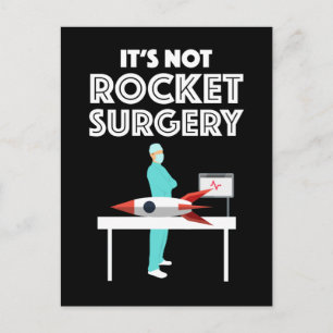 Het is geen Rocket Surgery Briefkaart