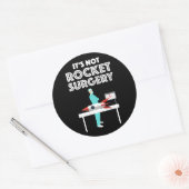 Het is geen Rocket Surgery Ronde Sticker (Envelop)