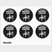 Het is geen Rocket Surgery Ronde Sticker (Vel)