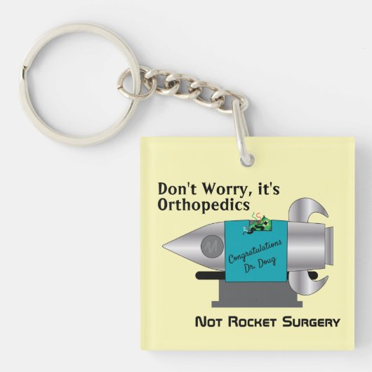 Het is geen speciale Rocket Surgery Sleutelhanger (Voorkant)