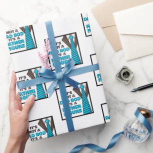 Het is geen vader, maar een vader. cadeaupapier