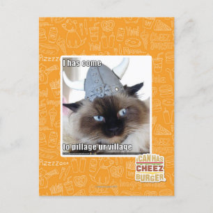 Het is gekomen om ons dorp te plunderen briefkaart