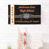 Het is Gepersonaliseerd! Trendy klasse reünie bann Spandoek (Insitu)