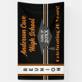 Het is Gepersonaliseerd! Trendy klasse reünie bann Spandoek (Verticaal)