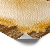 Het is geschreven in het  poster (Hoek)