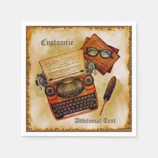 Het is geschreven in het servet (Voorkant)