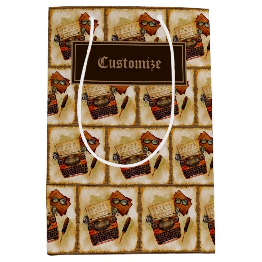 Het is geschreven in patroon medium cadeauzakje (Voorkant)