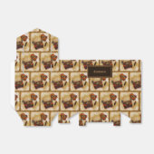 Het is geschreven  tent bedankdoosjes (Uitgevouwen)