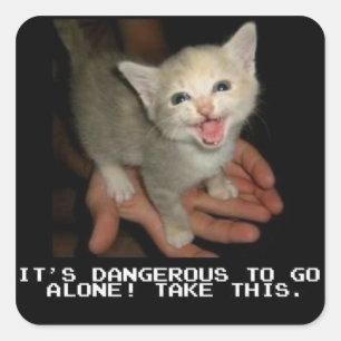 Het is gevaarlijk om alleen Stickers te gaan