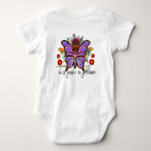 Het is gewoon een Fase Butterfly Cute Funny Quote Romper (Achterkant)