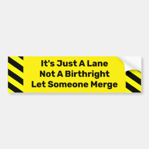 Het is gewoon een Lane Humor Bumpersticker