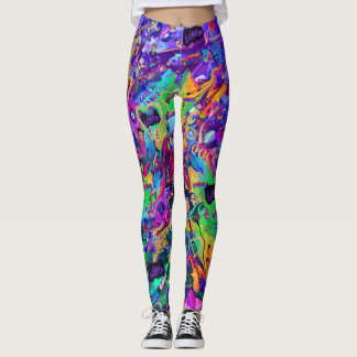 Het is gewoon graffiti van CBDOilPrincess Leggings
