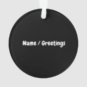 Het is gewoon het ene stuwdamproject na het andere ornament (achterkant)