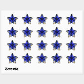 Het is gewoon._ ster sticker (Vel)