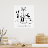 Het is goed als beide touringcars je haten poster (Keuken)