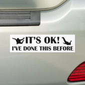 Het is goed. bumpersticker (Op auto)