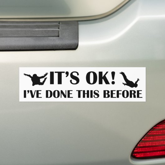 Het is goed. bumpersticker (Op auto)