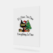 Het is goed dat ik alles goed vind.. acryl bord (Hoek)