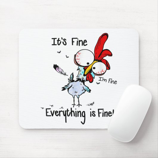 Het is goed dat ik alles goed vind.. muismat (Met muis)