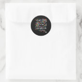 Het is goed dat ik alles goed vind.. ronde sticker (Tas)