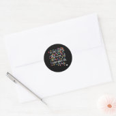 Het is goed dat ik alles goed vind.. ronde sticker (Envelop)