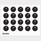 Het is goed dat ik alles goed vind.. ronde sticker (Vel)