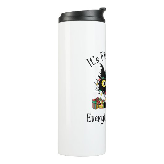 Het is goed dat ik alles goed vind.. thermosbeker (Gedraaid links)