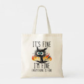 Het is goed dat ik alles goed vind.. tote bag (Achterkant)