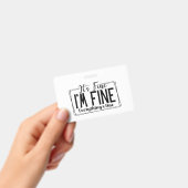 Het is goed dat ik goed ben, alles is goed Sarcast Badge (Handheld)