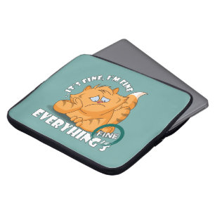 Het is goed dat ik in orde ben. 15 inch laptop sleeve