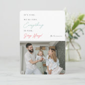 Het is goed dat we alles goed doen. feestdagenkaart (Staand voorkant)